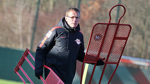 Ralf Rangnick will mit RB Leipzig hoch hinaus.
