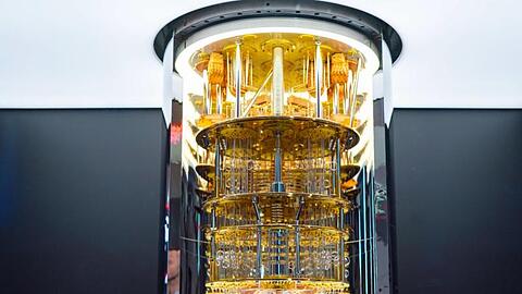 Ein IBM-Quantencomputer der Serie "Q System One".