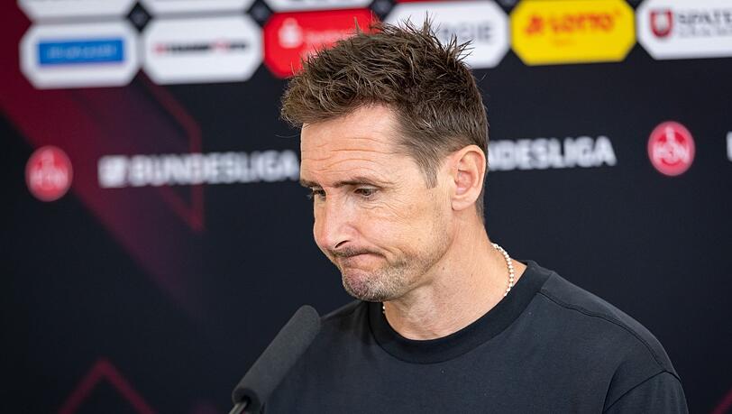 Schwierige Zeit als Nürnberger Trainer: Miroslav Klose.