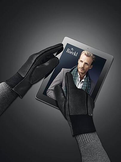 ROECKL INTELLIGENCE: spielend leichtes bedienen der Touchdisplays.