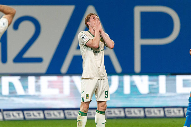 Bisher gl&uuml;cklos: St&uuml;rmer Justin Steink&ouml;tter.