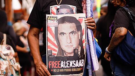Nach seiner ersten Festnahme hatte es in Venezuela Proteste f&uuml;r Saabs Freilassung gegeben. (Archivbild)