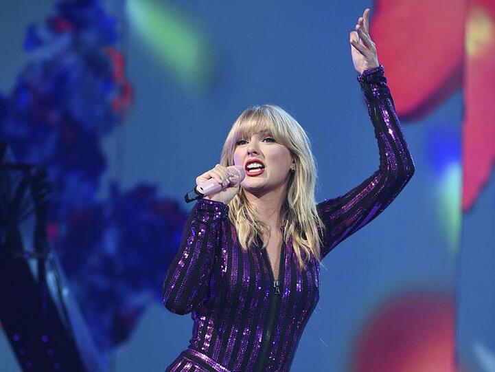Taylor Swift bei einem Konzert in New York.
