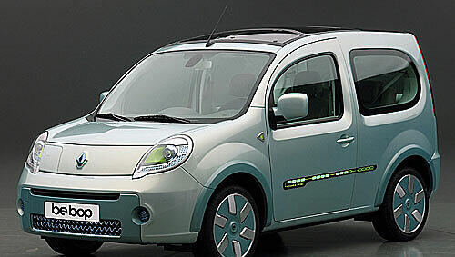 Der Elektro-Prototyp Renault Kangoo be bop Z. E. Der Elektro-Prototyp Renault Kangoo be bop Z. E.