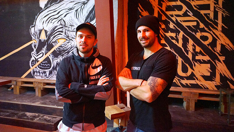 Betreiber des "Nachtbads": Mitja Lafere (l.) und Bene Mayr.