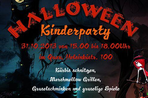 Die Einladung zur Party im Quax.