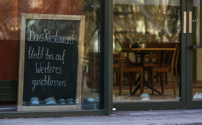 Geschlossen wegen Corona: Viele Gastronomiebetriebe konnte sich davon nicht mehr erholen und mussten schließen.