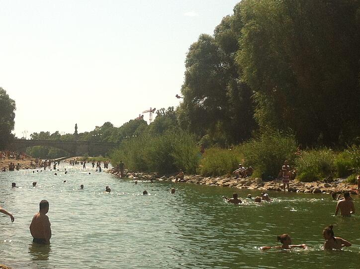 ... und Temperaturen bis zu 38 Grad.