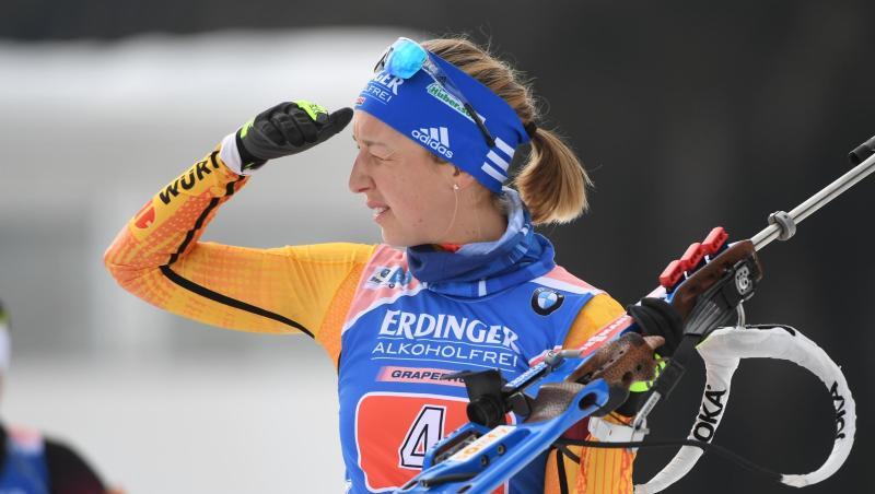 Biathletin Franziska Preuß will auch im Massenstartrennen um die WM-Medaillen mitlaufen. Biathletin Franziska Preuß will auch im Massenstartrennen um die WM-Medaillen mitlaufen.