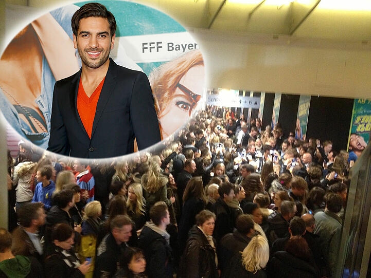 Schauspiel-Beau Elyas M'Barek brachte bei der Filmpremiere seine Teenie-Fans zum Kreischen.