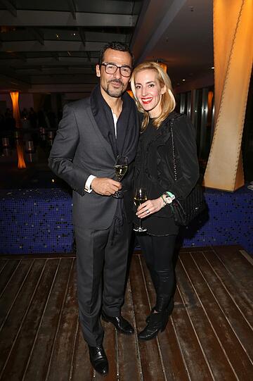 Erol Sander mit Ehefrau Caroline Goddet