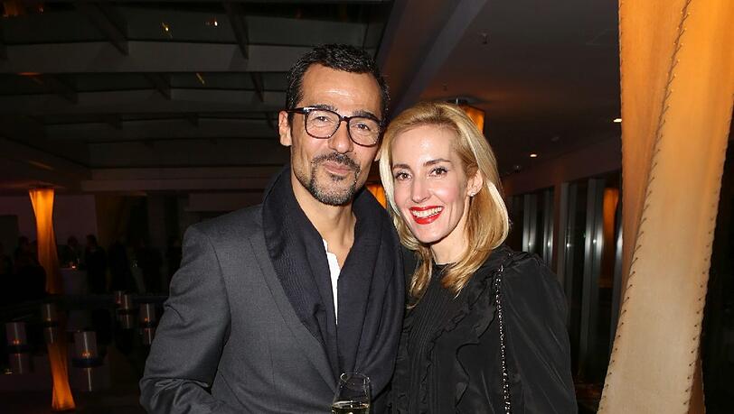 Erol Sander mit Ehefrau Caroline Goddet Erol Sander mit Ehefrau Caroline Goddet