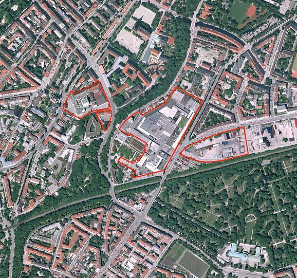 Das Paulanergelände in der Au verändert sich, doch die alte Mauer an der Hochstraße soll bleiben.