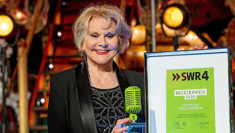 Peggy March erhielt 2020 den "SWR4 Musikpreis" für ihr Lebenswerk. Peggy March erhielt 2020 den "SWR4 Musikpreis" für ihr Lebenswerk.