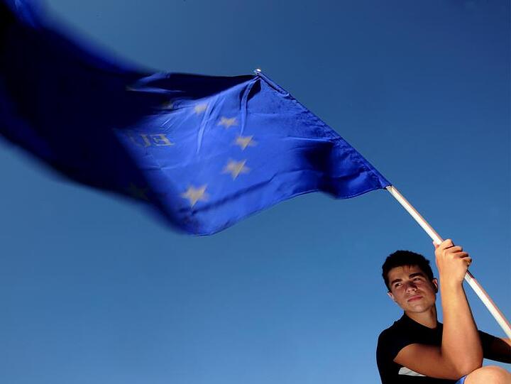 Glühender EU-Anhänger. Nicht überall ist die Begeisterung so groß