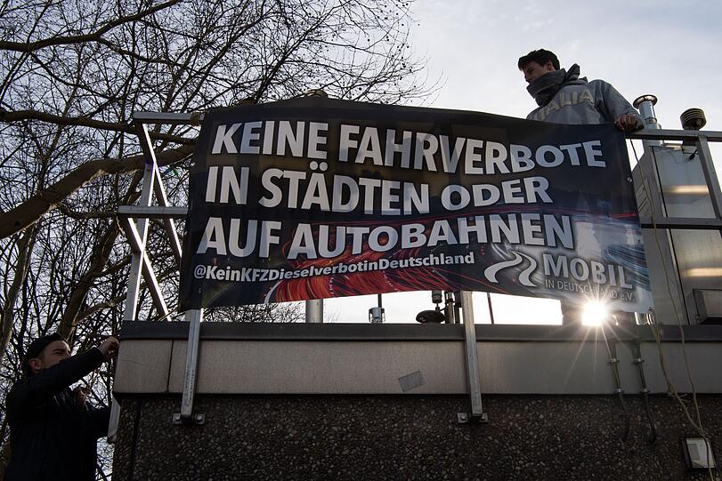 Die Bilder von der Demo gegen Diesel-Fahrverbote in der Münchner Innenstadt