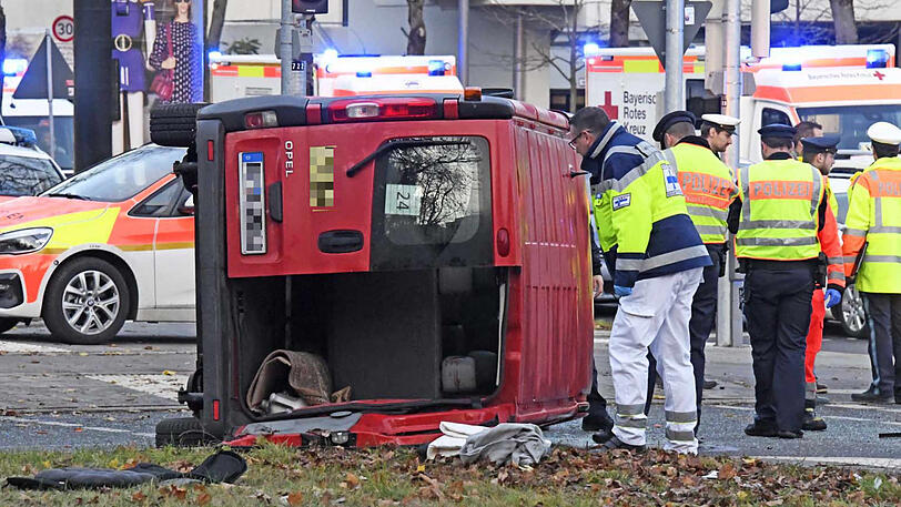 Die Bilder vom Unfallort in Neuperlach.