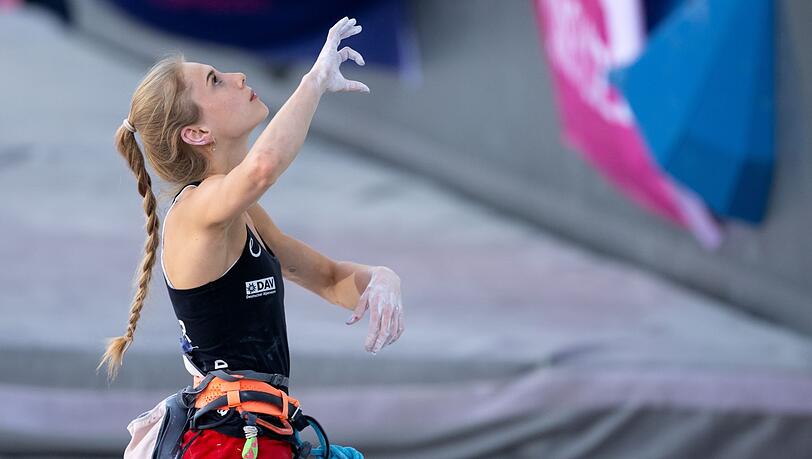 Hannah Meul aus Deutschland in Aktion.