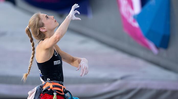 Hannah Meul aus Deutschland in Aktion.