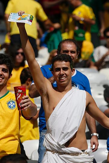 Die Fans der Fußball-WM 2014