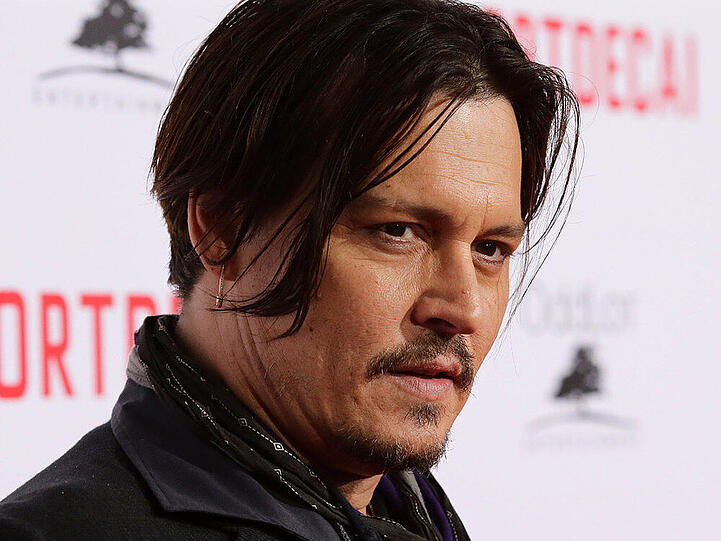Johnny Depp bei der Premiere von "Mortdecai" in Hollywood