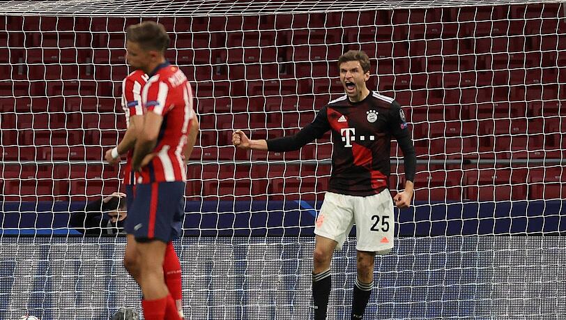 Thomas Müller trifft zum 1:1-Ausgleich.