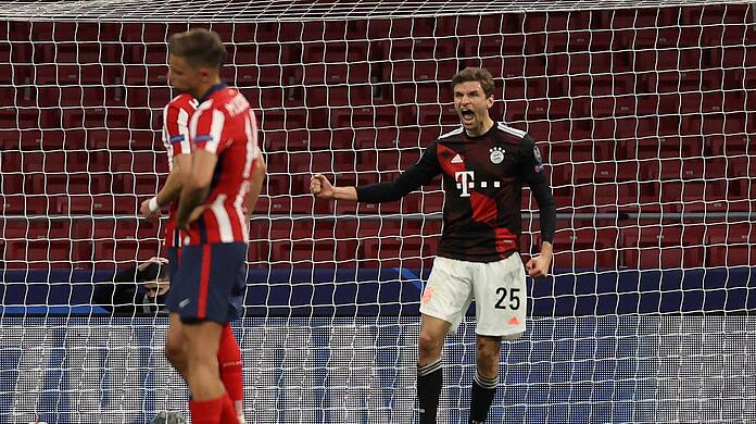 Thomas Müller trifft zum 1:1-Ausgleich.
