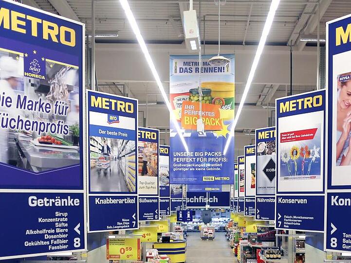 In ihrer Umsatzmeldung bestätige die Metro ihre Jahresprognose für das Geschäftsjahr 2019/2020.