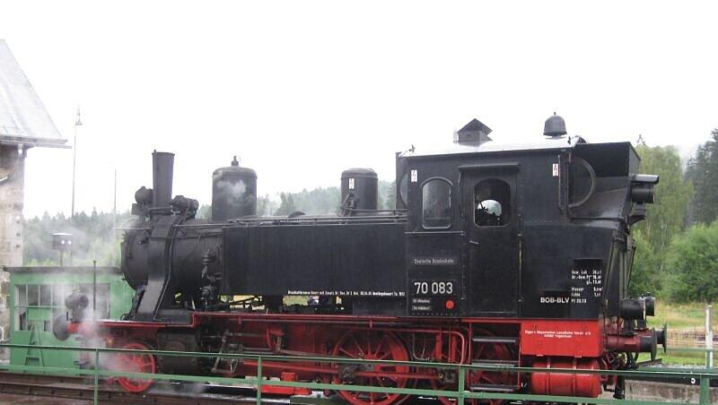Die gute alte Dampflok 70 083. Die gute alte Dampflok 70 083.