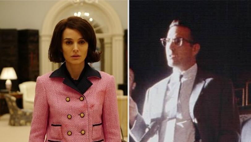 Natalie Portman in "Jackie: Die First Lady" und Kevin Costner in "JFK: Tatort Dallas". Natalie Portman in "Jackie: Die First Lady" und Kevin Costner in "JFK: Tatort Dallas".