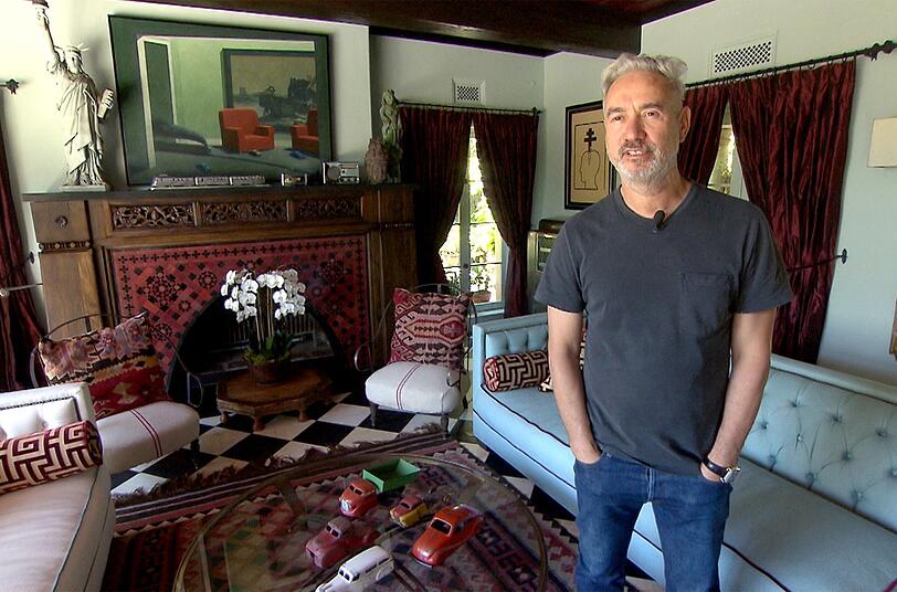 Roland Emmerich in seiner Villa in Los Angeles, wo er seinen Geburtstag feiert. Roland Emmerich in seiner Villa in Los Angeles, wo er seinen Geburtstag feiert.