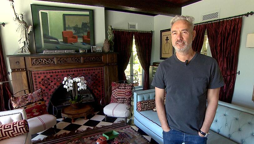 Roland Emmerich in seiner Villa in Los Angeles, wo er seinen Geburtstag feiert. Roland Emmerich in seiner Villa in Los Angeles, wo er seinen Geburtstag feiert.