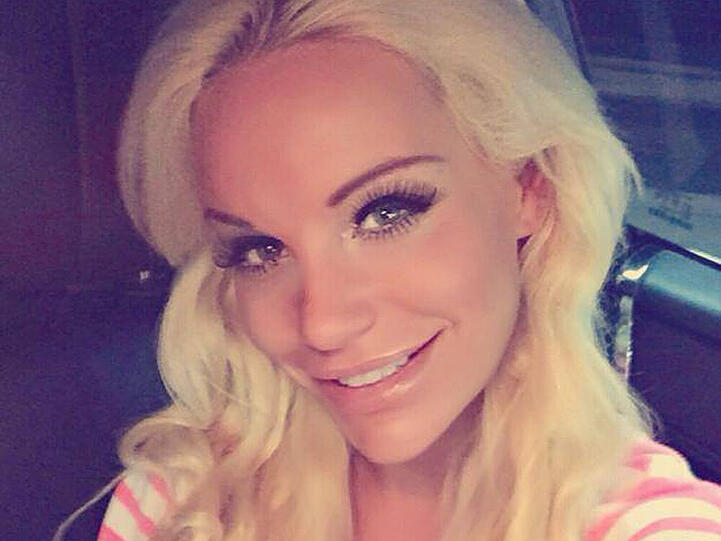 Dieses Foto sendete Gina-Lisa Lohfink zusammen mit dem Post an ihre Fans