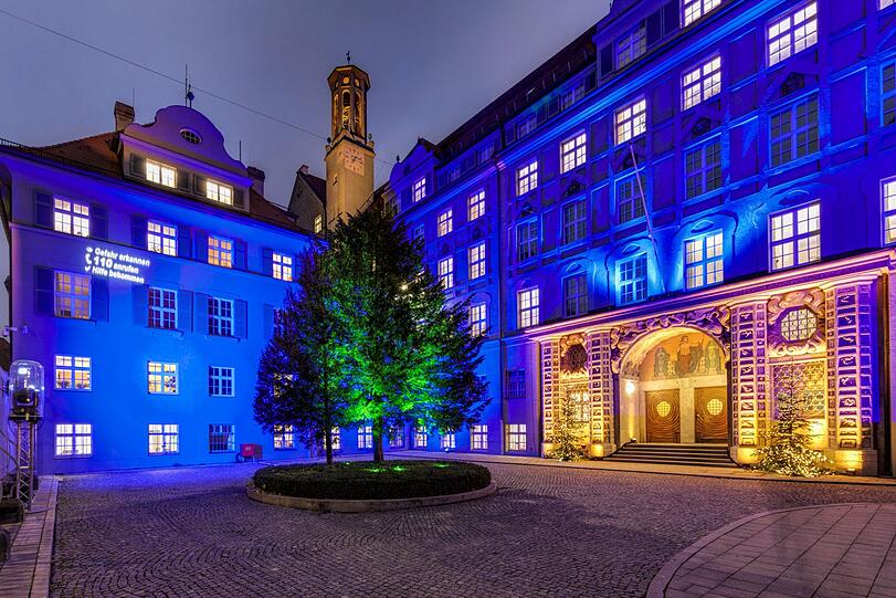 Polizeipräsidium München in neuem Licht.
