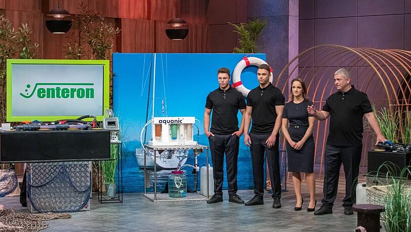"Die Höhle der Löwen": Bei "Enteron" wollen Nico Rosberg und Carsten Maschmeyer unbedingt investieren.