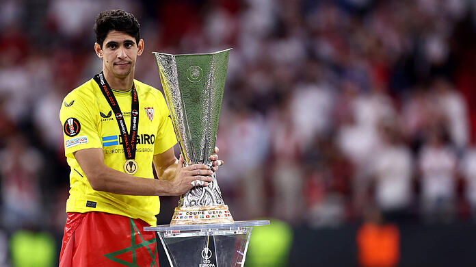 Glänzte für Marokko bei der WM – und gewann mit dem Sevilla FC die Europa League: Yassine "Bono" Bounou.
