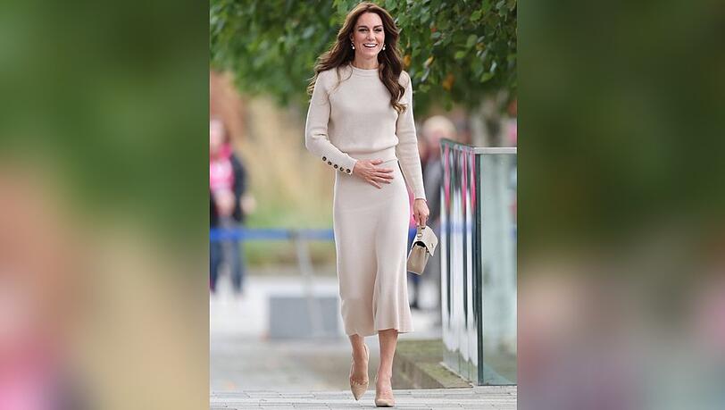 Prinzessin Kate besucht die Nottingham Trent University.