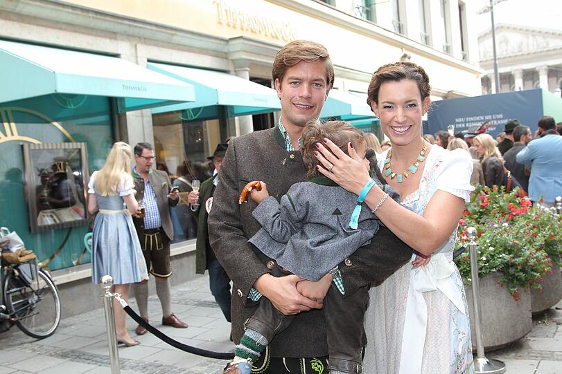 Kim Heinzelmann mit Mann Sebastian und Sohn Louis