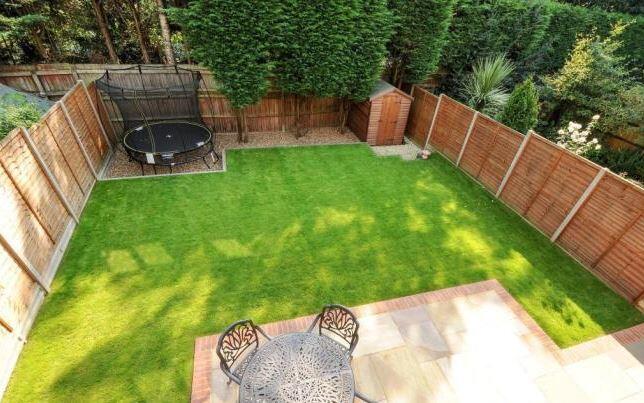 Im hinteren Teil des "Potter"-Hauses befindet sich ein kleiner Garten.