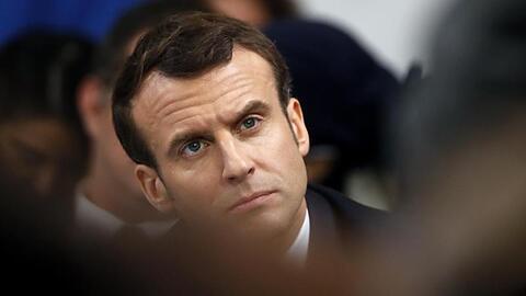 Derzeit unter großem politischen Druck: Frankreichs Präsident Emmanuel Macron.