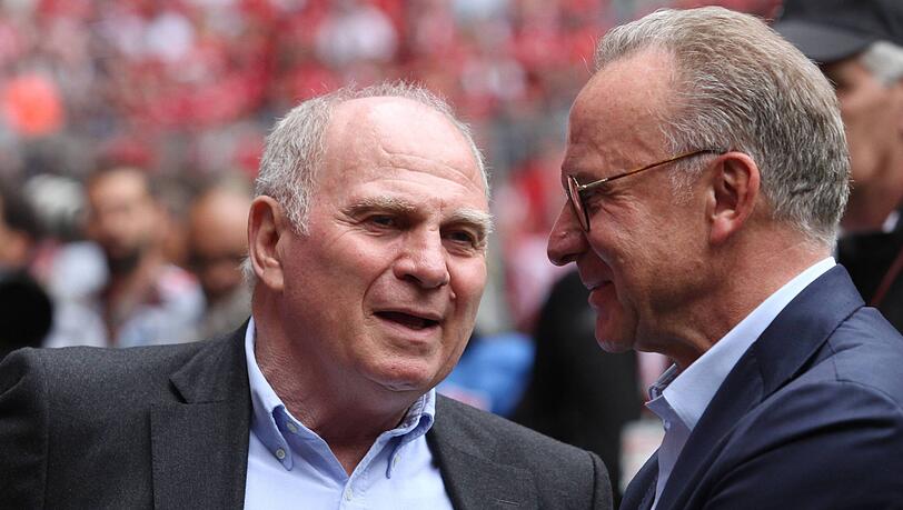 Karl-Heinz Rummenigge (r.) ist nicht mehr Teil der DFB-Task-Force. (Archivbild)