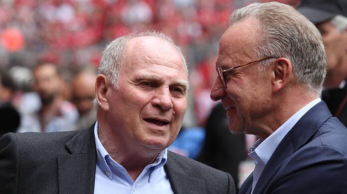 Karl-Heinz Rummenigge (r.) ist nicht mehr Teil der DFB-Task-Force. (Archivbild)
