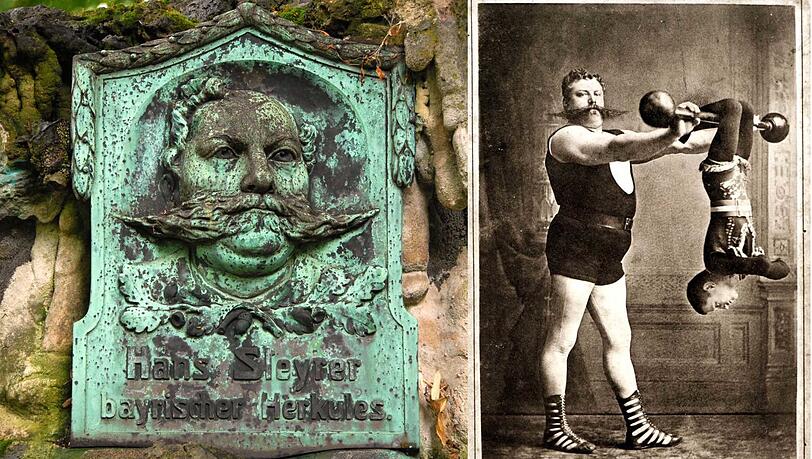 Hans Steyrer, (1849-1906) Kraftmensch, Oktoberfest-Wirt und Erfinder des Wiesneinzuges ruht am Ostfriedhof. Hans Steyrer, (1849-1906) Kraftmensch, Oktoberfest-Wirt und Erfinder des Wiesneinzuges ruht am Ostfriedhof.