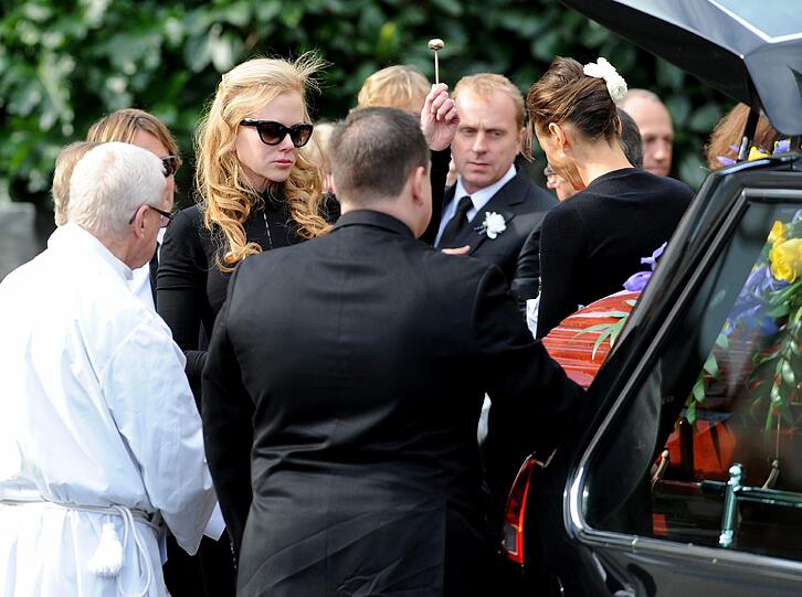 Nicole Kidman und ihre Familie nimmt Abschied von ihrem Vater Antony.