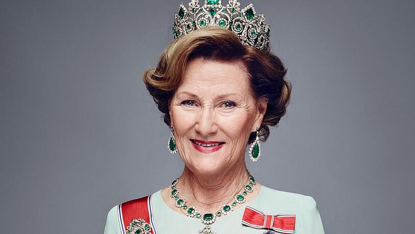 Königin Sonja von Norwegen unterstützt ihren Ehemann seit 1991 auf dem Thron.