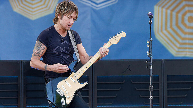 Keith Urban war einer der ersten Musiker, die ein Heimkonzert live auf Instagram übertragen haben