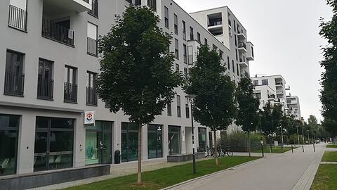 Das neu erbaute Parkviertel Giesing auf dem ehemaligen Agfa-Gelände.