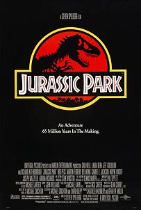 Ikonisches Logo einer ganzen Franchise-Welt: „Jurasic Parc“ von 1993. Ikonisches Logo einer ganzen Franchise-Welt: „Jurasic Parc“ von 1993.