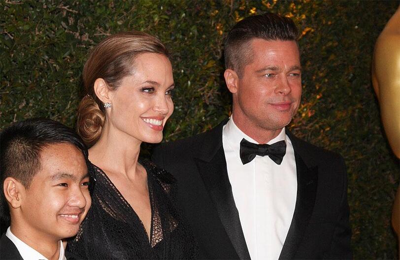 Maddox Jolie-Pitt, Angelina Jolie und Brad Pitt