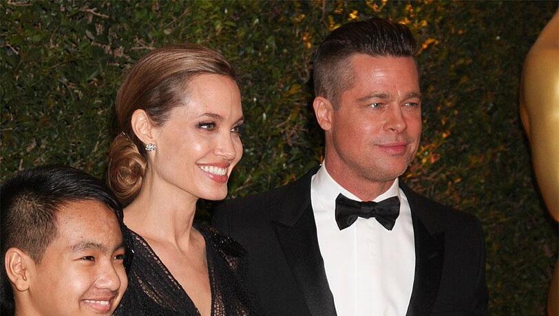 Maddox Jolie-Pitt, Angelina Jolie und Brad Pitt Maddox Jolie-Pitt, Angelina Jolie und Brad Pitt